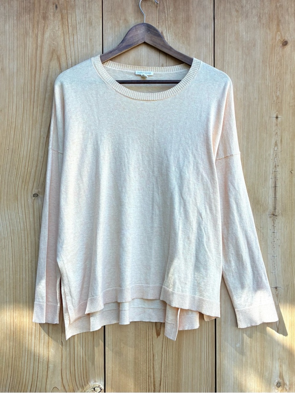 Eileen Fisher Light Yellow Cotton Cashmere Women’s Sweater Sz XL